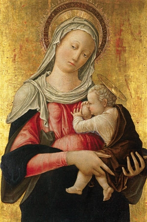 von Bartolomeo Vivarini (um 1450) aus der Sammlung der Galerie G. Sarti
