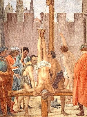 Filippino Lippis Darstellung der Kreuzigungslegende Petri 