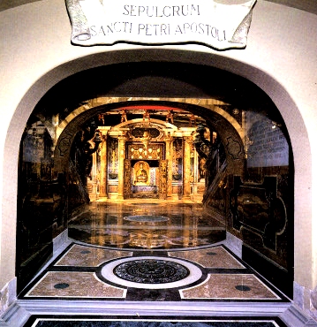 Angebliches Petrusgrab im Vatikan, Rom