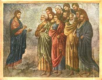 Die Aussendung der zwlf Apostel. Duccio di Buoninsegna (ca. 1255-1319)